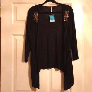 New NWT Women's plus size sweater silver and stone size 2X